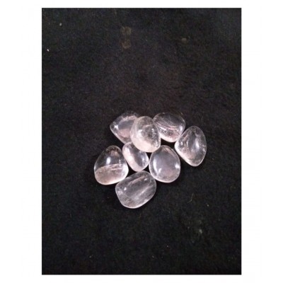White Clear Quartz Natural Agate Tumble Stone ( 100 G )