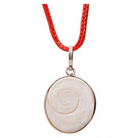 White Gomti (Gomati) Chakra Pendent 100 % Original And Natural From KESAR ZEMS