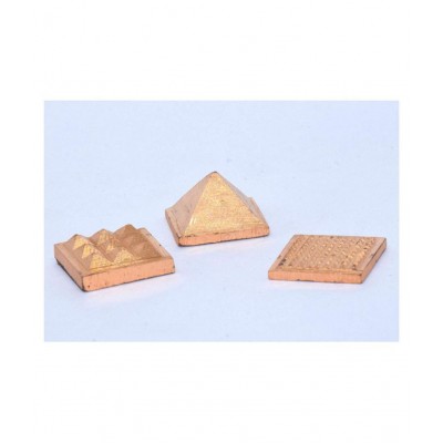 Wish Pyramid, Copper Pyramid, 3 Layer, 1.5 inch in Size with 91 Pyramids for Vastu and Feng Shui Three Layer Reiki Vastu Wish Pyramid in copper for Wish Fulfilling and Healing