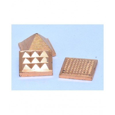 Wish Pyramid, Copper Pyramid, 3 Layer, 1.5 inch in Size with 91 Pyramids for Vastu and Feng Shui Three Layer Reiki Vastu Wish Pyramid in copper for Wish Fulfilling and Healing