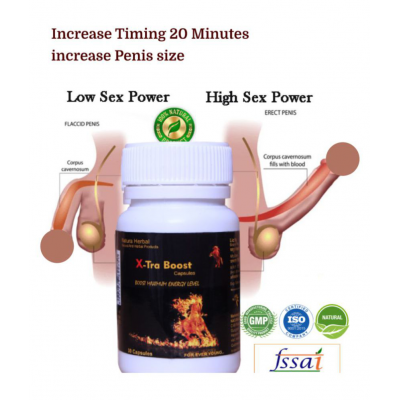 X-tra Boost Stamina, Timing & Size Booster-2 Months Capsule 500 mg Pack Of 2