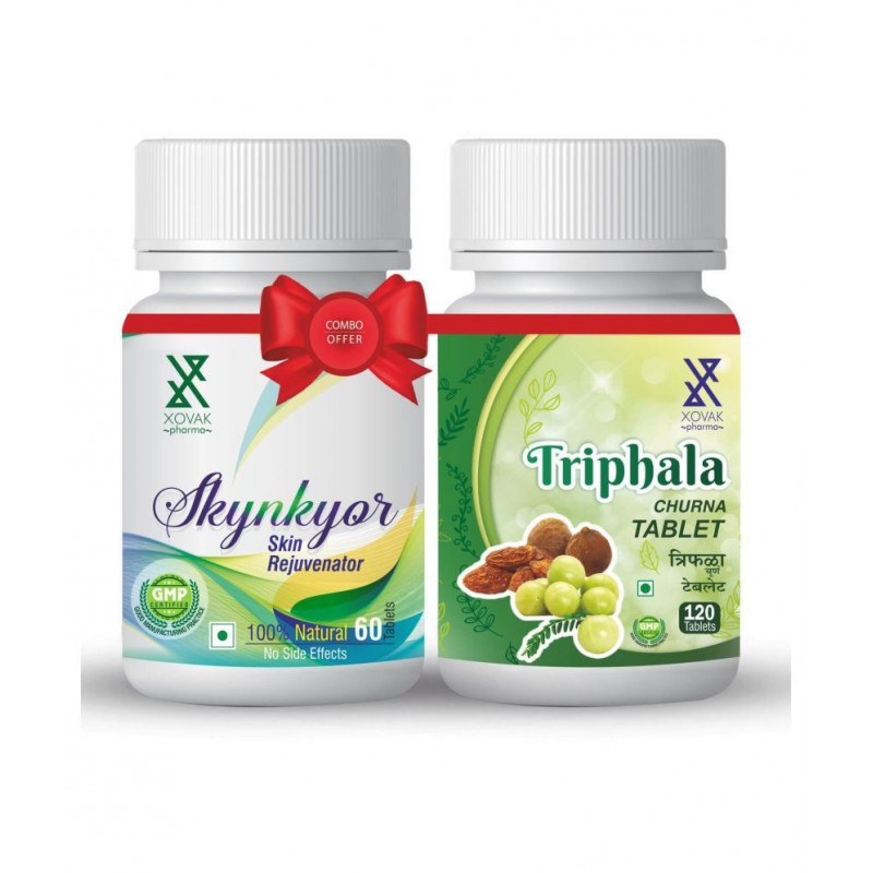 Xovak Pharma 100% Natural For Skin Care And Gastric Tablet 100 gm Pack Of 2 Xovak Pharma 100% Natural For Skin Care And Gastric Tablet 100 gm Pack Of 2