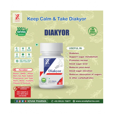 Xovak Pharma Ayurvedic Diabetes Relief Care Treatment Tablet 450 mg Pack Of 1