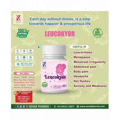 Xovak Pharma Ayurvedic Leucorrhoea + Multivitamins Tablet 120 no.s Pack Of 2
