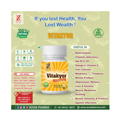 Xovak Pharma Ayurvedic Leucorrhoea + Multivitamins Tablet 120 no.s Pack Of 2