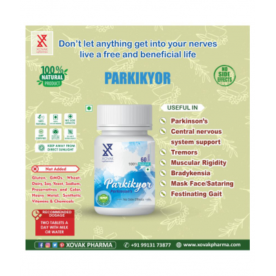 Xovak Pharma Ayurvedic Parkinson Disease Tablet 60 no.s Pack Of 1 Xovak Pharma Ayurvedic Parkinson Disease Tablet 60 no.s Pack Of 1