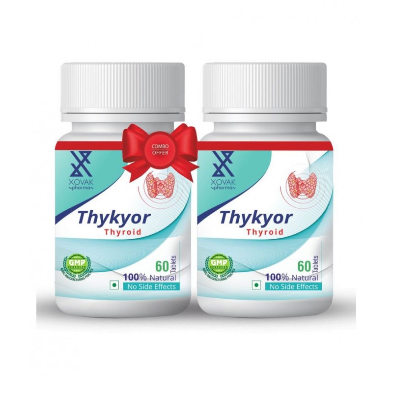 Xovak Pharma Ayurvedic Thyroid Care & Hyperthyroid Tablet 120 no.s Pack Of 2
