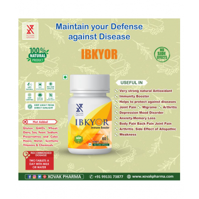 Xovak Pharma Ayurvedic Thyroid Care & Immune Booster Tablet 240 no.s Pack Of 4