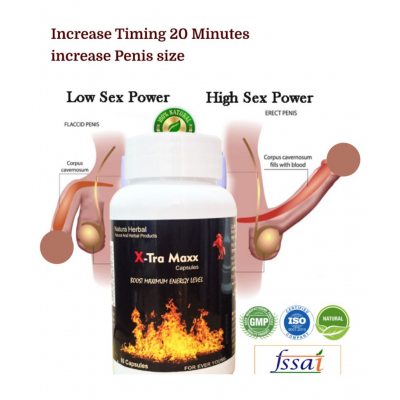 Xtra Maxx Stamina Timing & Size Booster Capsule 60 no.s Pack Of 1