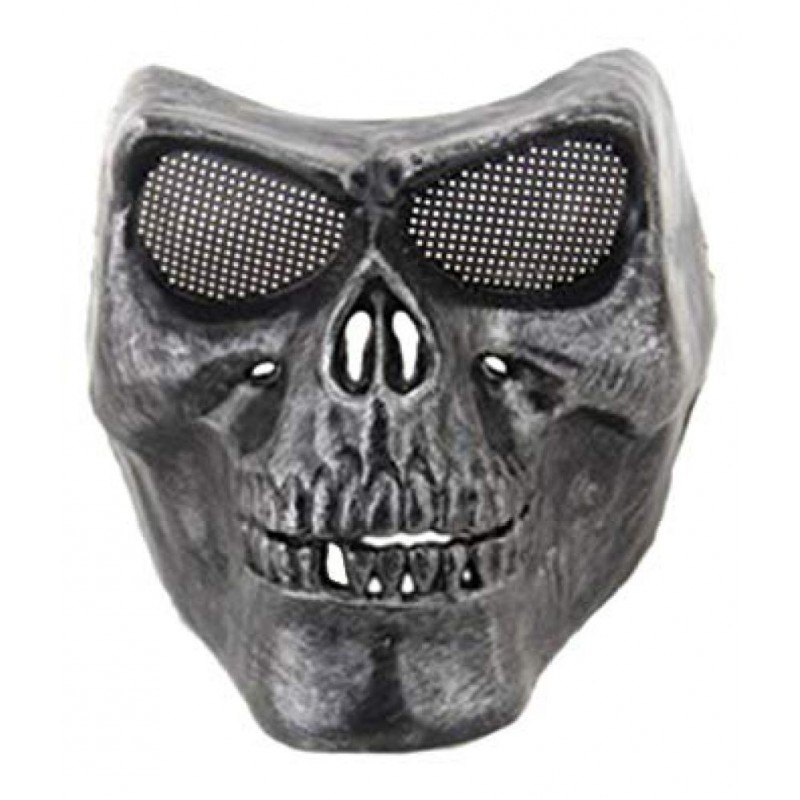 YUTIRITI 1 Pc Black Skull Face Mask Halloween Props Costume Cosplay Horror Party