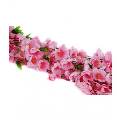 YUTIRITI Lily Pink Artificial Flowers Bunch - Pack of 1