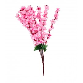 YUTIRITI Orchids Pink Artificial Flowers Bunch - Pack of 1
