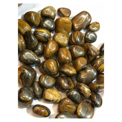 Yellow Tiger Eye Natural Agate Stone Tumble