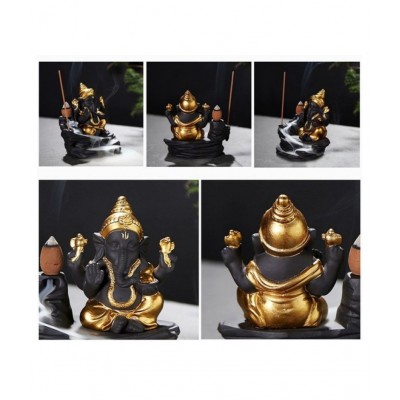 Yukti Smoke Backflow Idols Resin Buddha Idol 5 x 5 cms Pack of 1