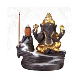 Yukti Smoke Backflow Idols Resin Buddha Idol 5 x 5 cms Pack of 1