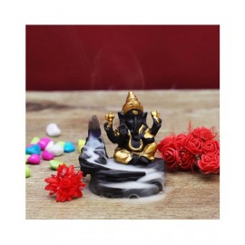 Yukti Smoke Backflow Idols Resin Buddha Idol 5 x 5 cms Pack of 1