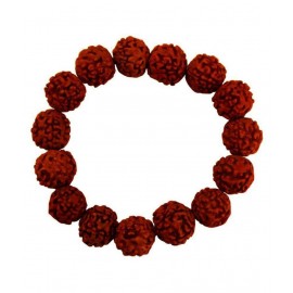 Yuvi Shoppe Brown Unisex Panch Mukhi Rudraksha Bracelet