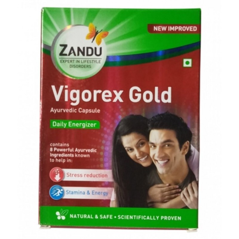 Zandu Vigo_rex Gold Capsule (10x5=50 Caps) Capsule 50 no.s