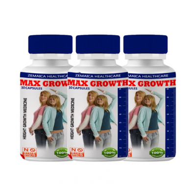 Zemaica Healthcare Max Growth For Height Growth Capsule 60 no.s Pack Of 2