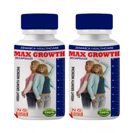 Zemaica Healthcare Max Growth For Height Growth Capsule 60 no.s Pack Of 2