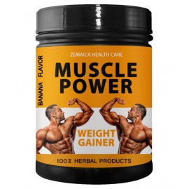 Zemaica Healthcare Muscle Power Weight Gainer Banana Flavor Powder 500 gm Pack Of 1