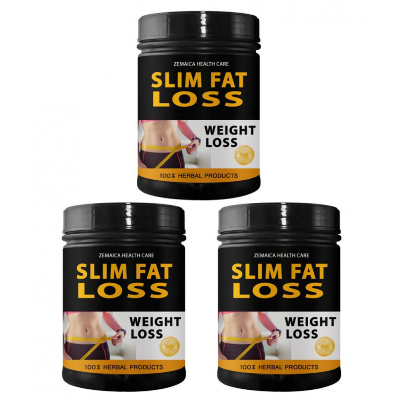 Zemaica Healthcare Slim Fat Loss For Weight Loss Capsule 90 no.s Pack of 3