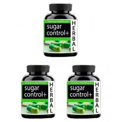 Zemaica Healthcare Sugar Control Plus For Diabetes Control Capsule 60 no.s Pack Of 2