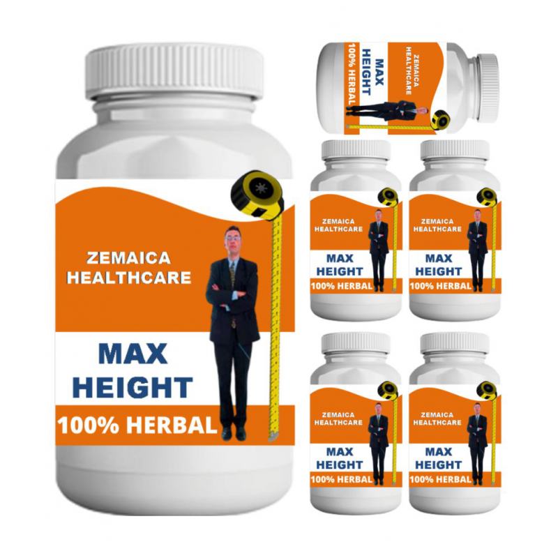 Zemaica Healthcare max height chocolate flavor 0.6 kg Powder Pack of 6