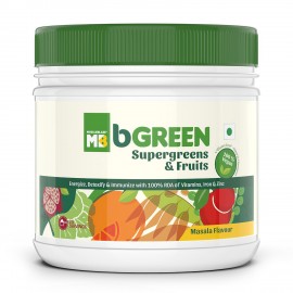 bGREEN by HealthKart Supergreens Multivitamins with Fruits Extracts (Masala, 200 g)