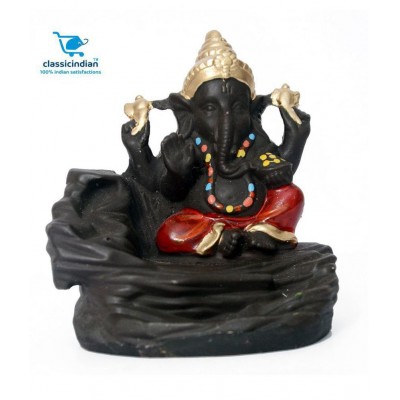 classicindian Decorative Showpiece Resin Ganesha Idol 12 x 10 cms Pack of 1