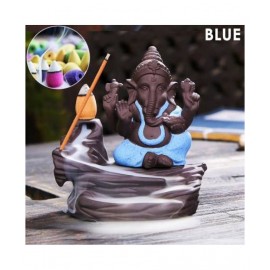 classicindian Showpiece Smoke Backflow Resin Ganesha Idol 12 x 10 cms Pack of 1