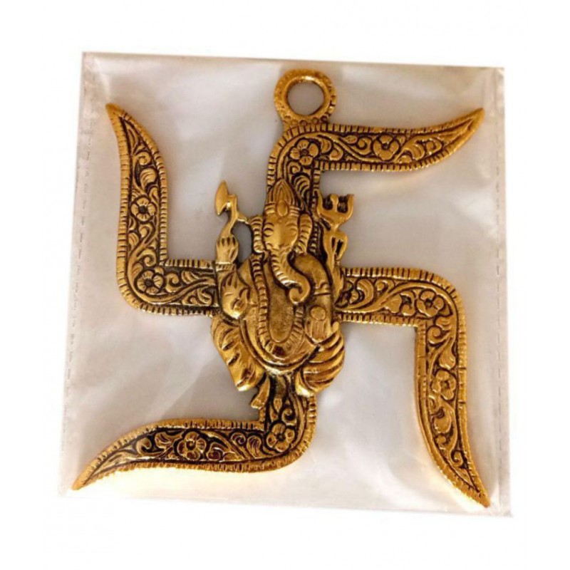 db enbloc Brass Shree Ganesh Wall Hanging god idol