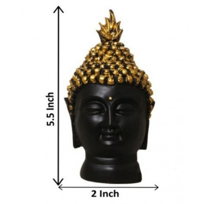 dopin Black Polyresin Handicraft Showpiece - Pack of 1