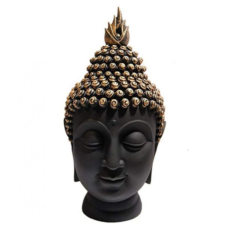 dopin Black Polyresin Handicraft Showpiece - Pack of 1