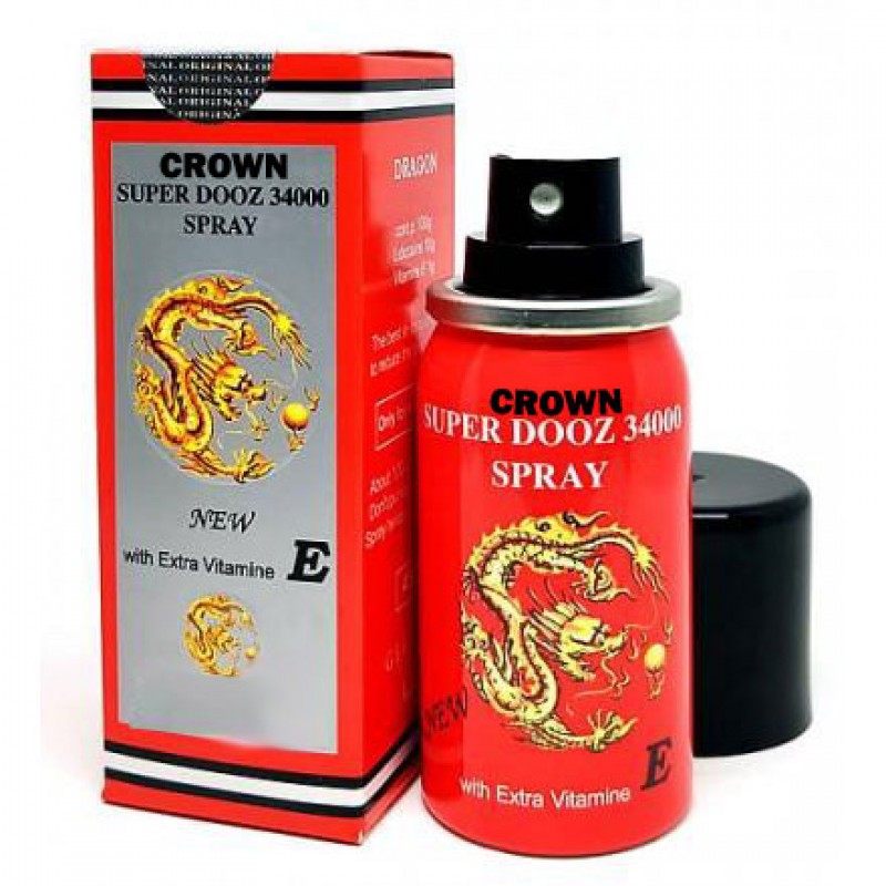 CROWN Super DOOZ 34000 Delay Spray for Men, with Vitamin E to Increase Power 45ml