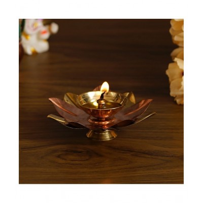 eCraftIndia Aluminium Diwali Diya - Pack of 1