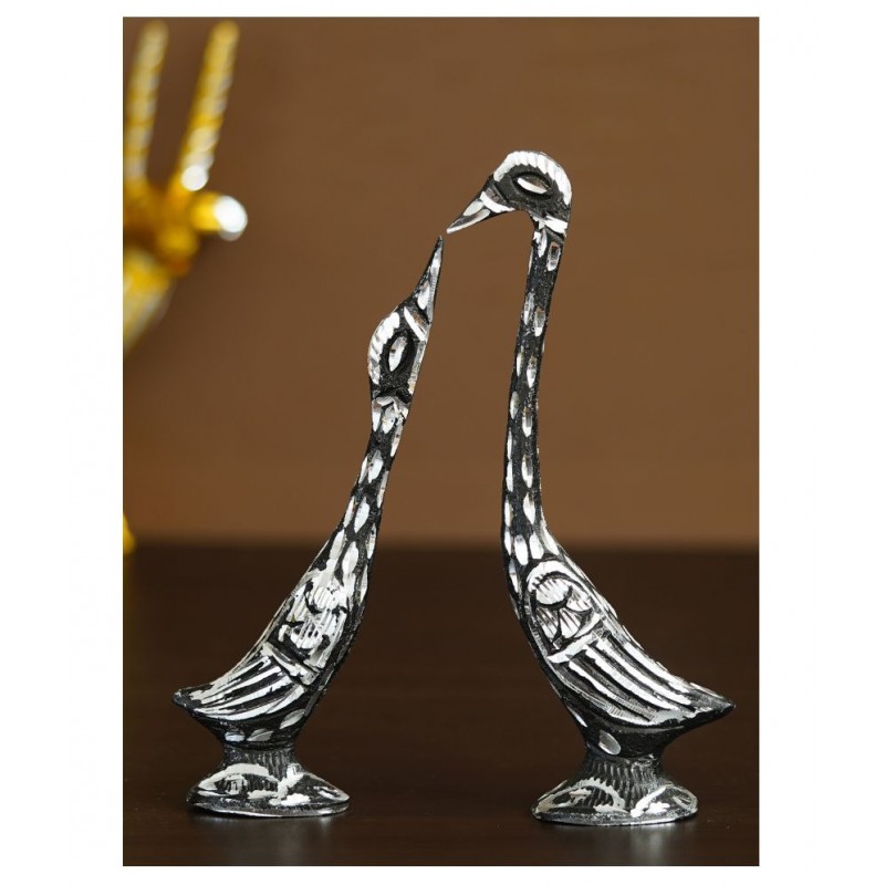 eCraftIndia Black Mix Metal Figurines - Pack of 1