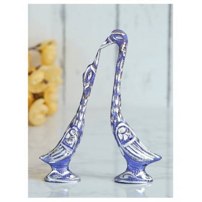 eCraftIndia Blue Mix Metal Figurines - Pack of 1