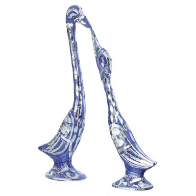 eCraftIndia Blue Mix Metal Figurines - Pack of 1