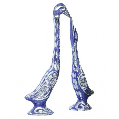 eCraftIndia Blue Mix Metal Figurines - Pack of 1