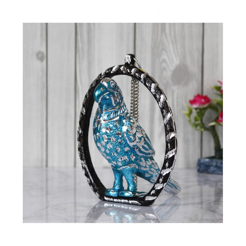 eCraftIndia Blue Mix Metal Figurines - Pack of 1