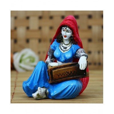 eCraftIndia Blue Polyresin Figurines - Pack of 1