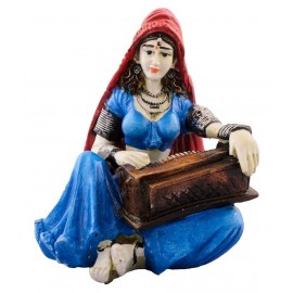 eCraftIndia Blue Polyresin Figurines - Pack of 1