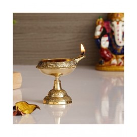 eCraftIndia Brass Diwali Diya - Pack of 1