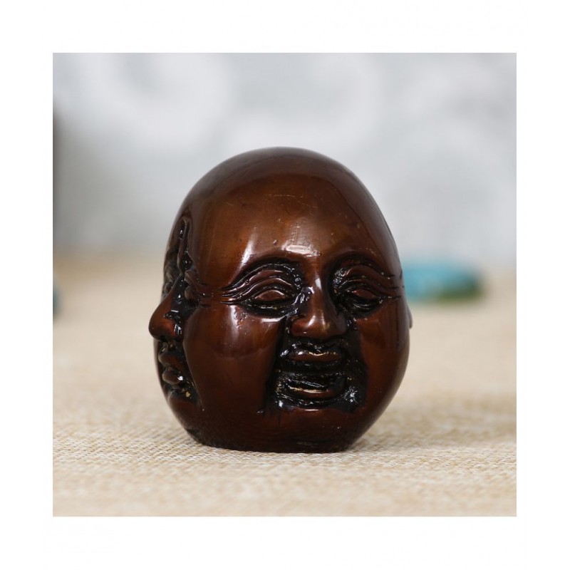 eCraftIndia Brown Brass Figurines - Pack of 1