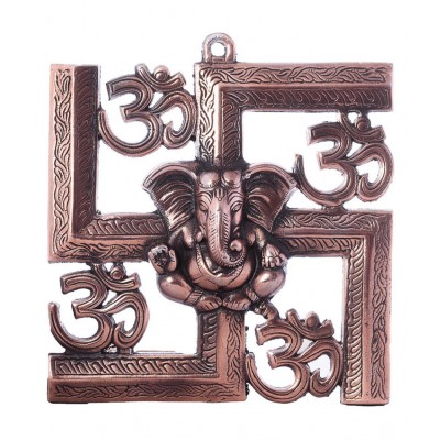 eCraftIndia Brown Mix Metal Figurines - Pack of 1