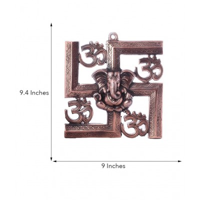 eCraftIndia Brown Mix Metal Figurines - Pack of 1