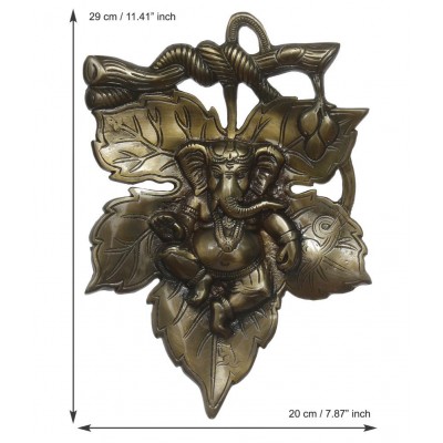 eCraftIndia Brown Mix Metal Figurines - Pack of 1