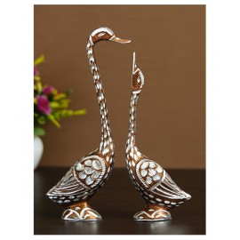eCraftIndia Brown Mix Metal Figurines - Pack of 1