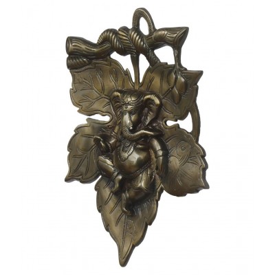 eCraftIndia Brown Mix Metal Figurines - Pack of 1